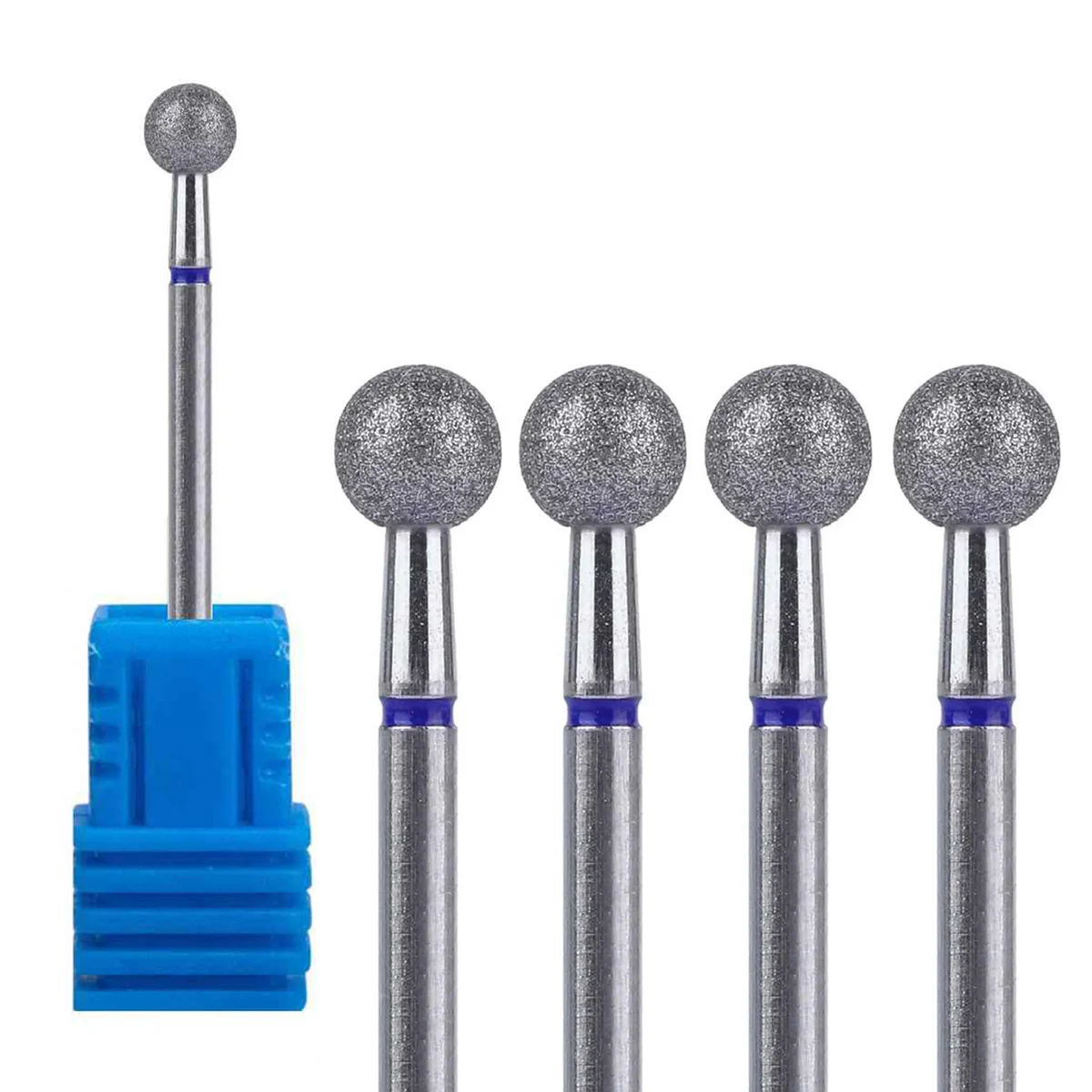 1/2/4Pcs Diamond Nail Drill Bit Rotary Electric Milling Cutters For Pedicure Manicure Files Cuticle Burr Nail Tools Accessories