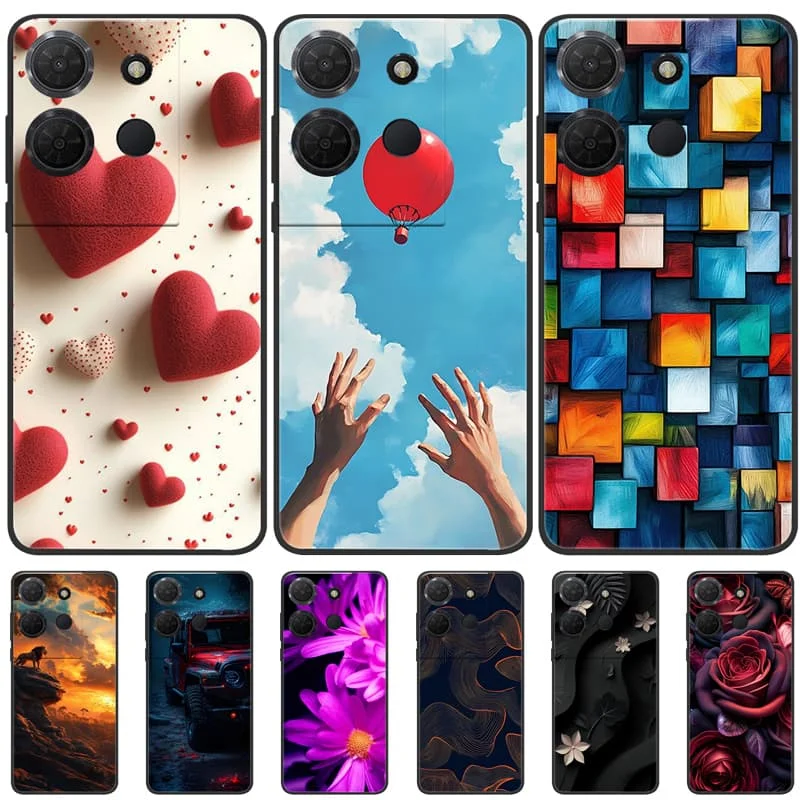 Funda de teléfono para TCL 503, funda de silicona suave para TCL 503 T442M T442A T442J, funda de moda para TCL503, carcasas protectoras completas