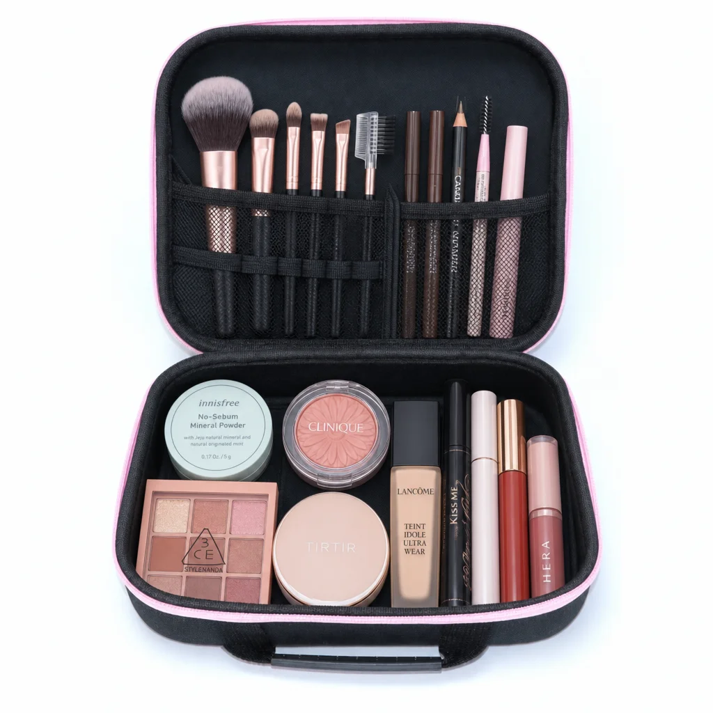 Women Makeup Bag Hard Electric Drill Tool Carrying Case, Multi-Purpose Handbag Organizer Shockproof Hardware Storage
