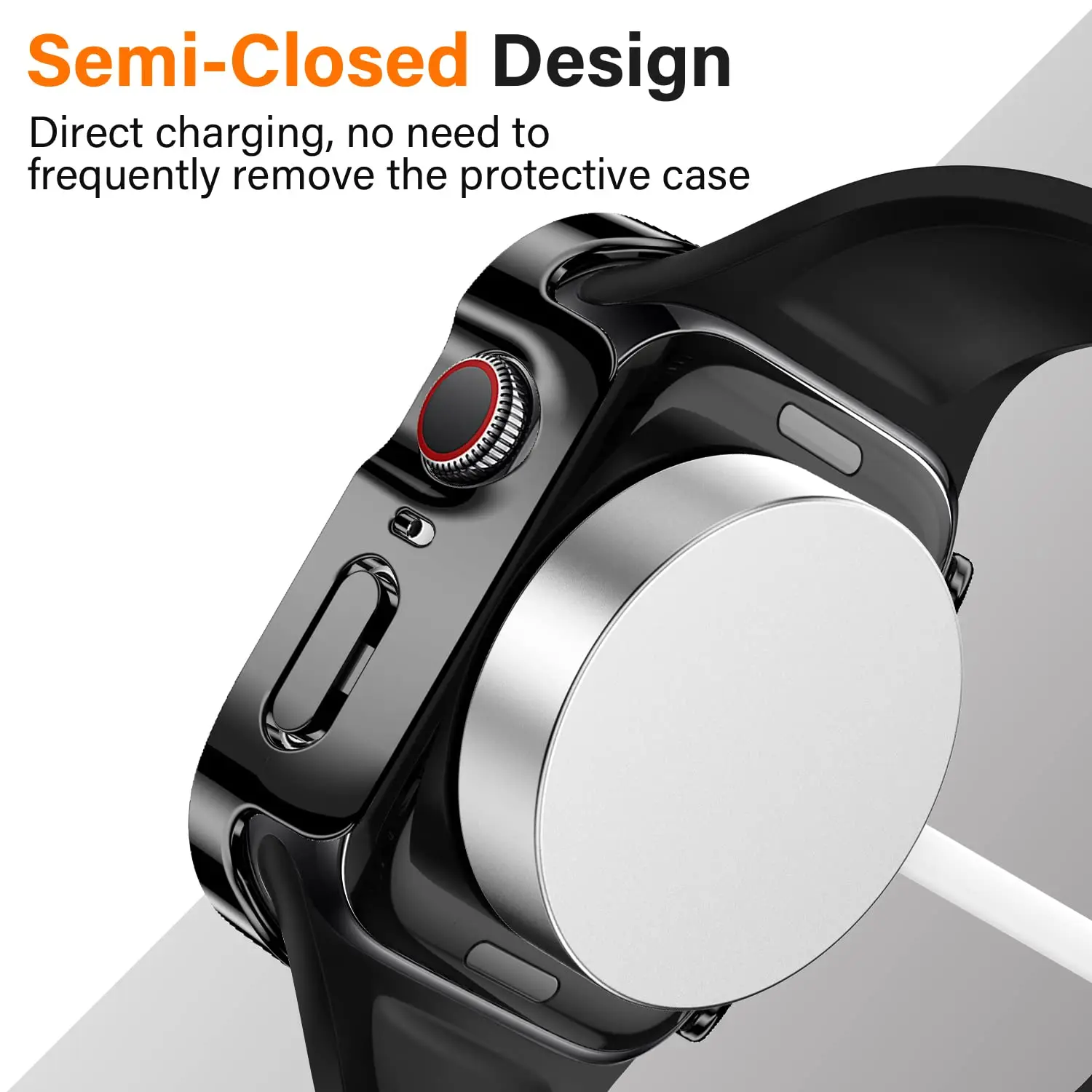 Cover+glass For Apple Watch 10 9 8 7 6 5 SE waterproof Screen Protector Bumper iWatch case series 46mm 42mm 45mm 41mm 44mm 40mm