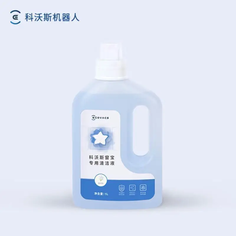 Original ECOVACS WINBOT Cleaning Solution(1L) Compatible with All Winbot W2 OMNI/W2 PRO/W2 PRO OMNI /W1 PRO/ WINBOT MINI