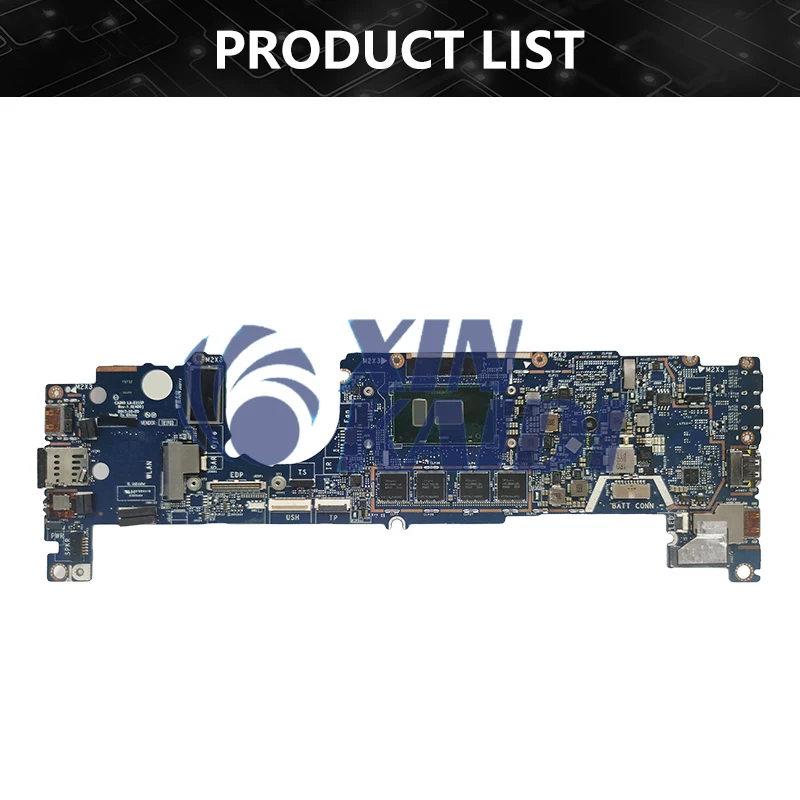 สําหรับ DELL ประสิทธิภาพสูงเมนบอร์ด LA-E111P แล็ปท็อป Latitude 5289 7389 04T8FJ 0PTJYM CPU i3 i5 i7 100% ทดสอบ