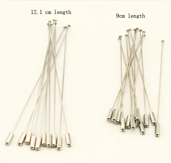 10 قطعة/الوحدة 60-120 مللي متر الروديوم اللون شقة رئيس دبابيس بروش DIY بها بنفسك النساء دبابيس المجوهرات صنع لوازم اكسسوارات بالجملة #4