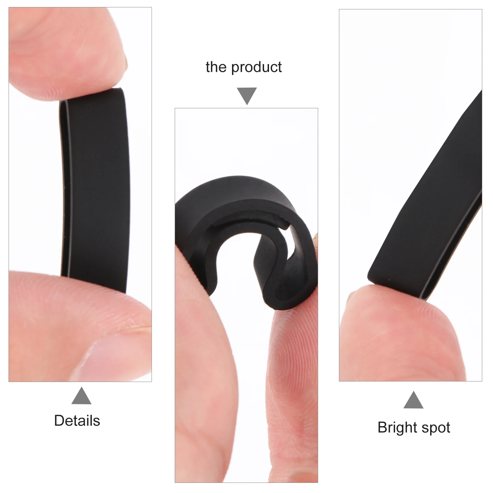 

4 PCS Strap Buckle Practical Watch Band Ring Loop Holder Bracket Anti-Fall Supplies