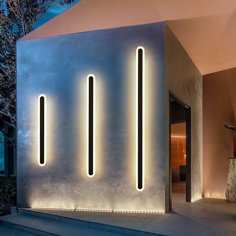 Modern Outdoor Waterproof LED Light Strip for Garden Entrance