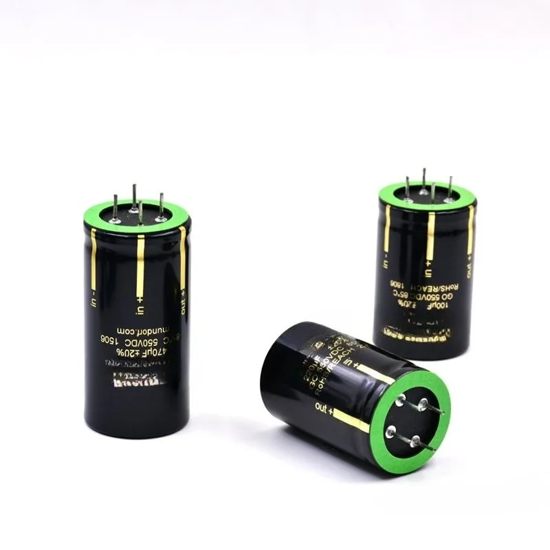 MCAP quadrupole balanced audio electrolysis 100uf,220uf,470uf 550v