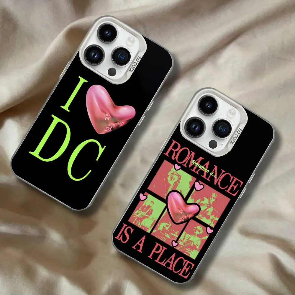 

Fontaines DC Romance For iPhone 17,16,15,14,13,12,11,Mini,Pro,E,SE4,XS,MAX White Shockproof Candy Matte Cover