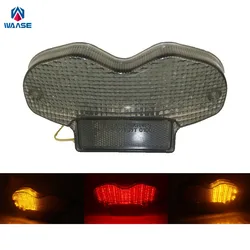 waase For Suzuki BANDIT 600 GSF600 2000 2001 2002 2003 2004 2005 E-Mark Rear Tail Light Brake Turn Signals Integrated LED Light