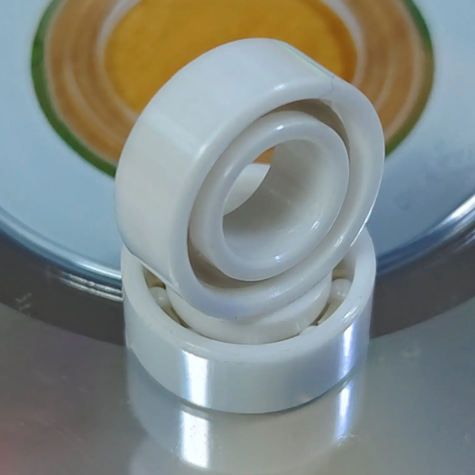 YOYO bearing full ceramic bearing ZrO2 white R188 large C SIZE C 6.35*12.7*4.762MM=1/4*1/2*3/16\