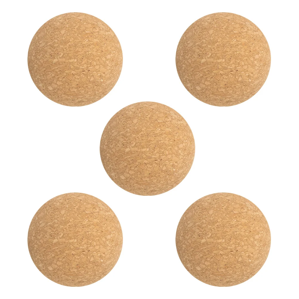 

5Pcs Wooden Football Balls Durable Mini Soccer Balls Table Football Desktop Game Replacement Fun Accessory