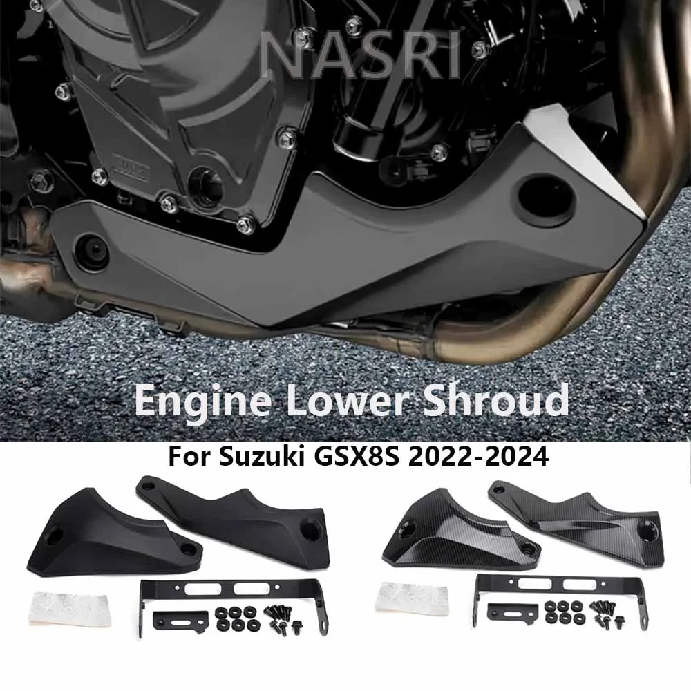 

For Suzuki GSX-8S GSX 8S GSX8S 2022-2024 Motorcycle Frame Engine Lower Spoiler Body Fairing Side Protector Guard Chassis Shield