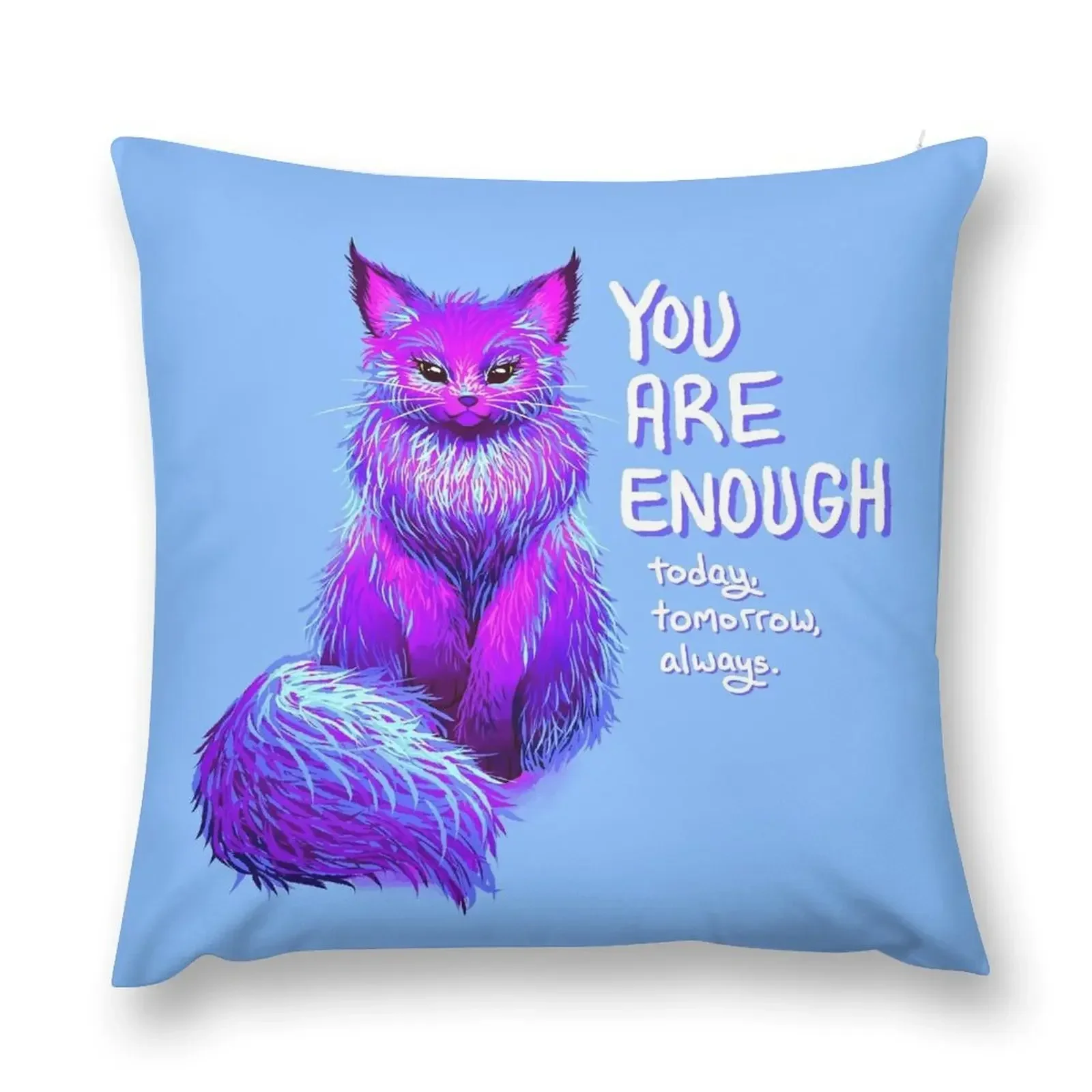 

YOU ARE ENOUGH Magical Maine Coon Cat Throw Pillow Cushions For Decorative Sofa Sofa Cushions pillow