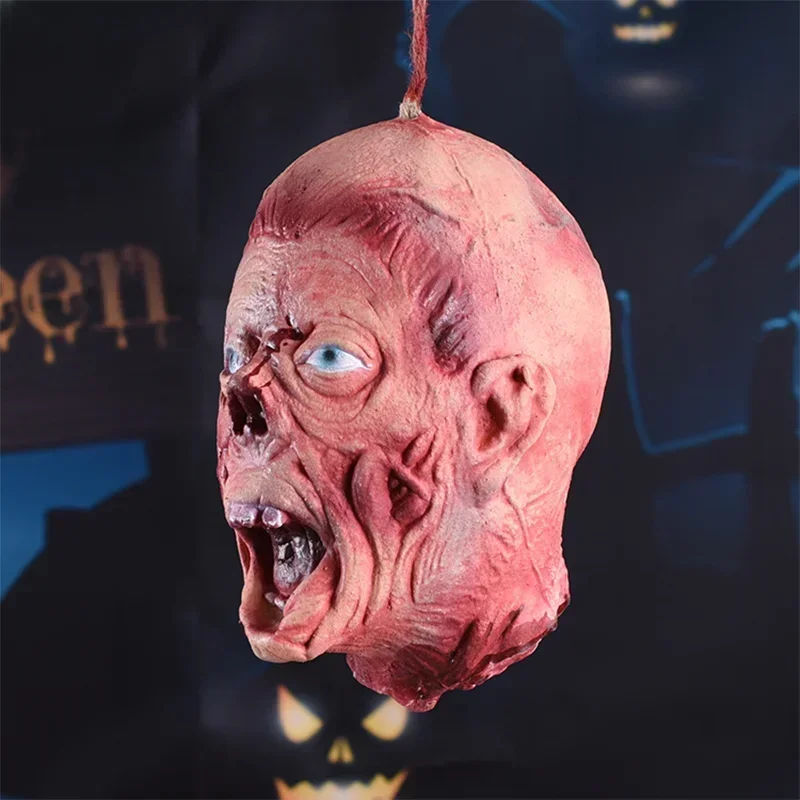 

Halloween Horror Prop Simulation Head Guillotine Trick Toy for Haunted House Escape Room Party Decoration Scary Scene Display