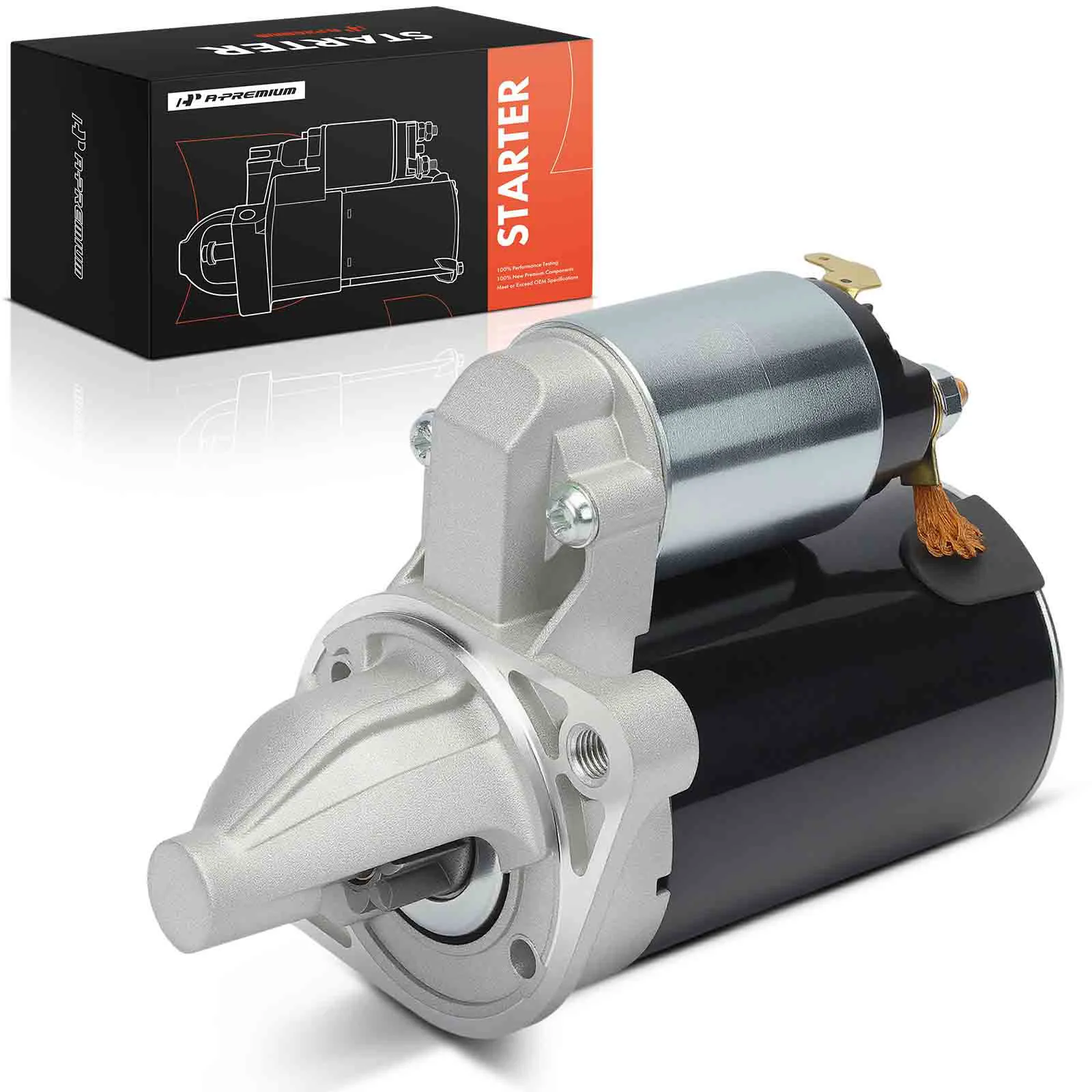 A-Premium Starter Motor for Hyundai Accent 2001-2010 Kia Rio Rio5 2006-2010 Dodge Verna 2004-2006