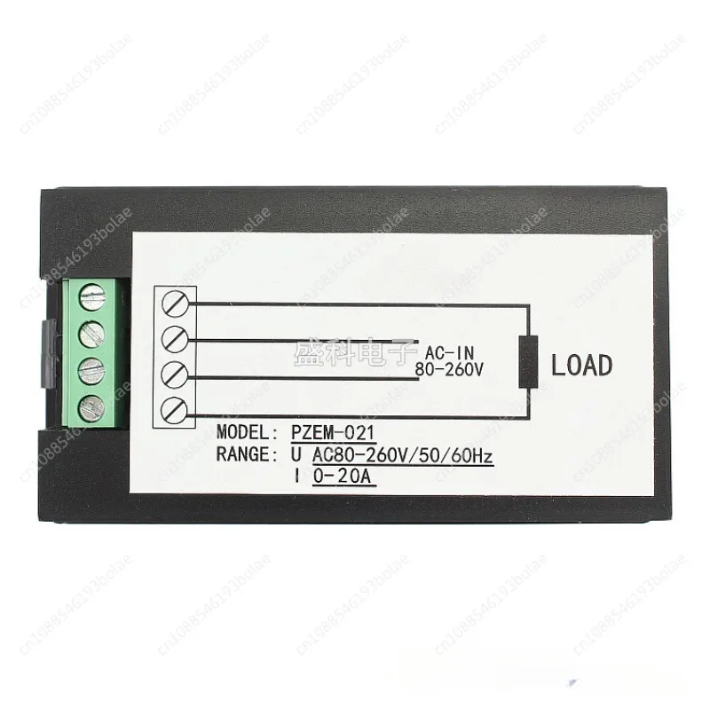 110V 220V AC multi-function energy meter 20A current voltage power meter Power monitor 4500W