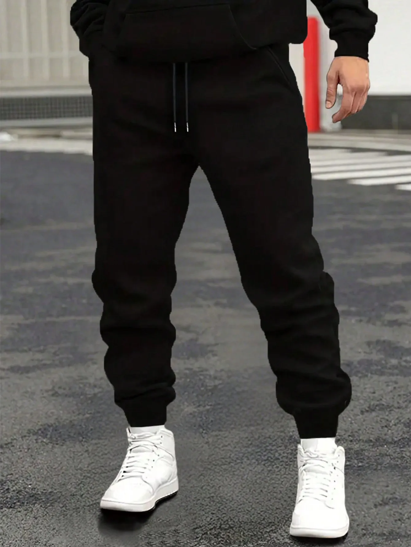 

Men's Casual Loose Drawstring Sweatpants, Lightweight Jogger Pants For Running, Spring And Autumn