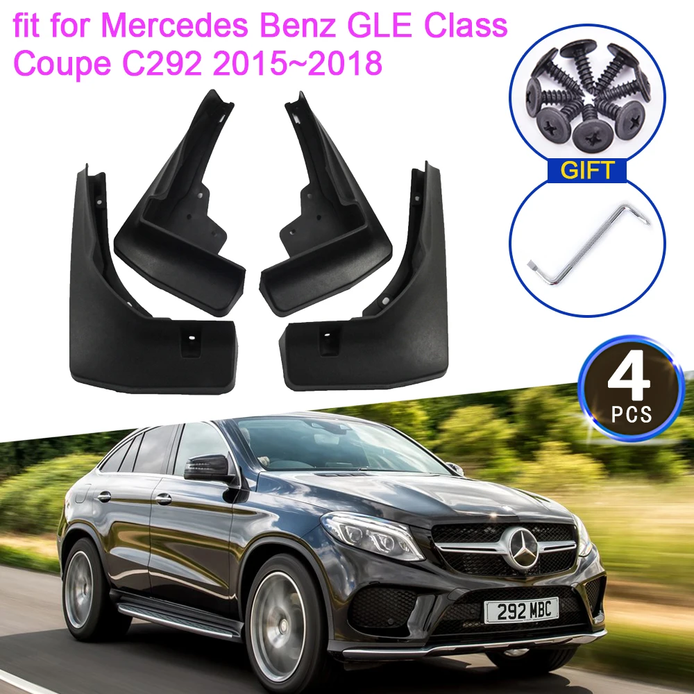 

For Mercedes Benz GLE Class Coupe C292 2015 2016 2017 2018 Mudguards Fender Flare Mud Flaps Guard Splash Fenders Car Accessories