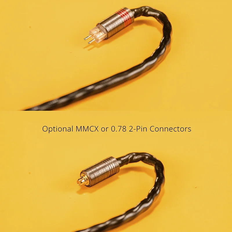 Мини-кабель для наушников DUNU Lyre, 240-жильный медный провод высокой чистоты OCC, 2-контактный разъем MMCX/0,78