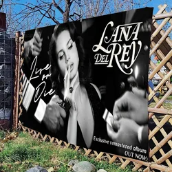 Lana Del Rey Large Size Flags Printing Patterns Interesting Birthday Party Decorations Banner