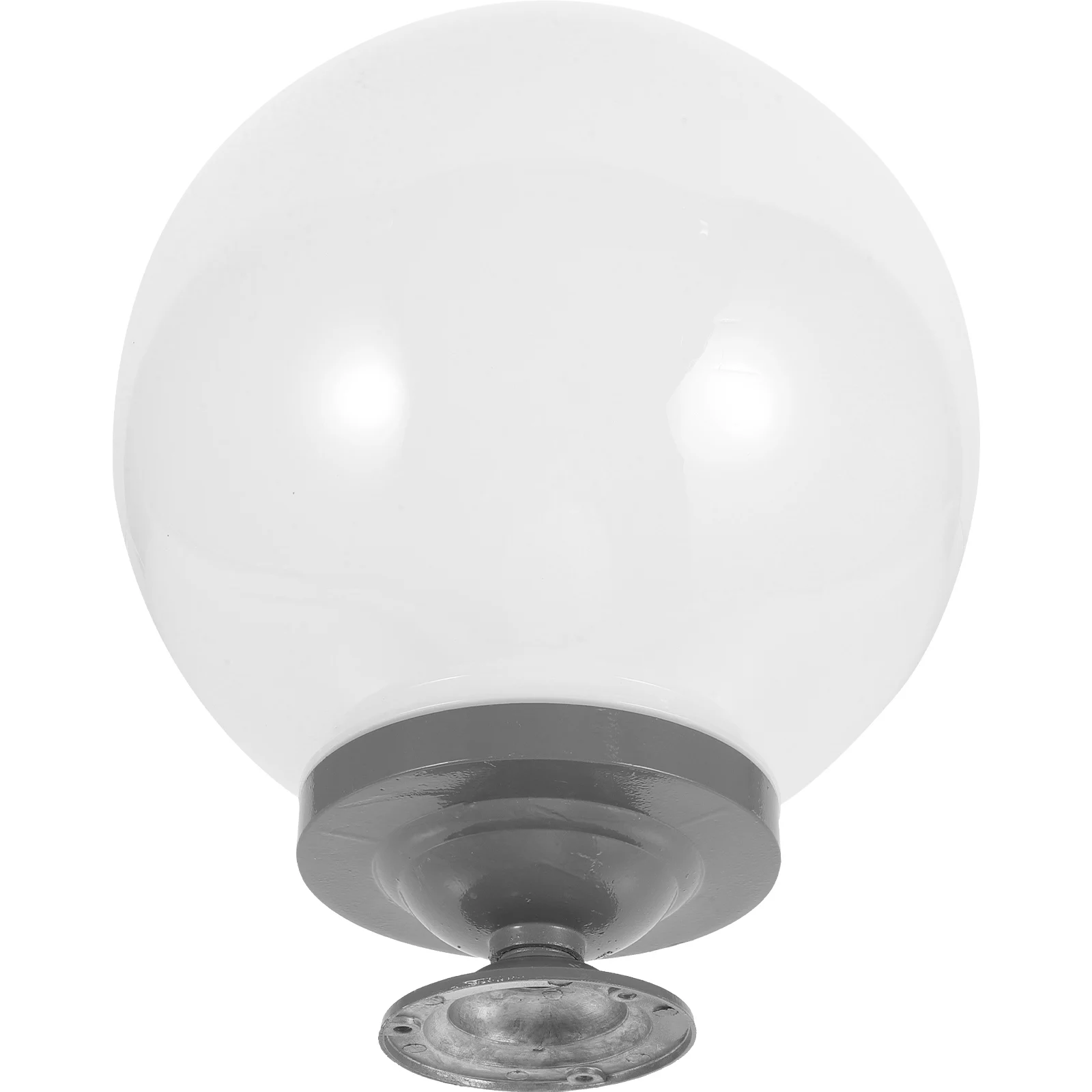 

1 Set Exquisite Garden Yard Decorative Light Cover Replacement Globe Lampshade Water Dust Resistant Acrylic Plastic Porch Patio