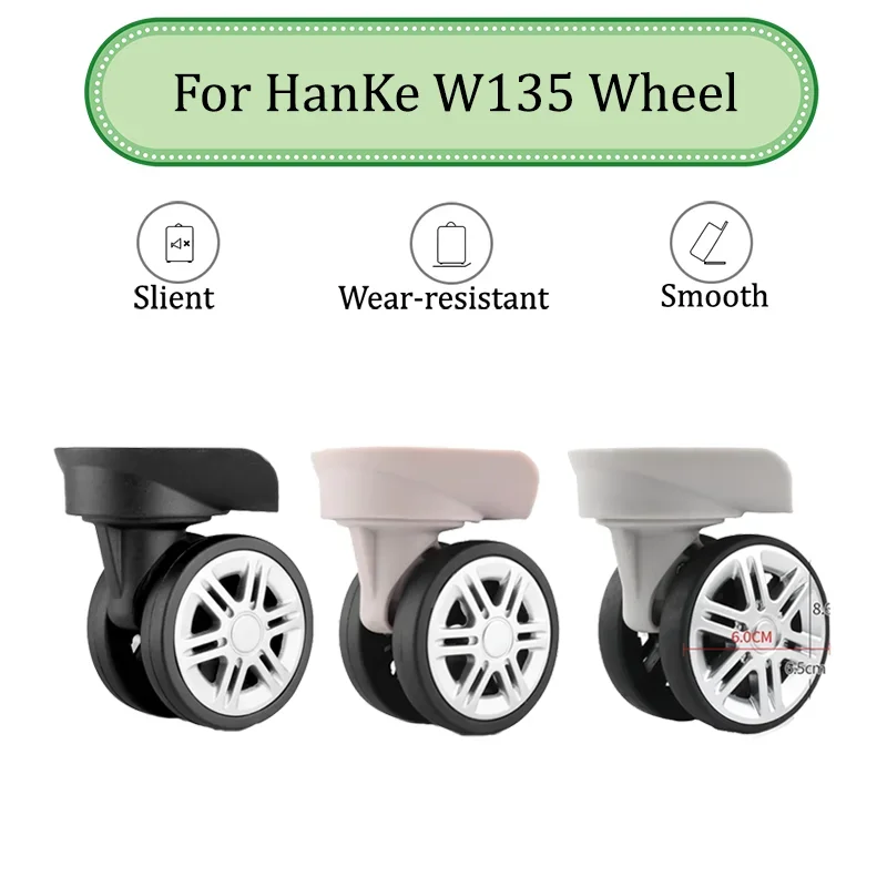 

Suitable For HanKe W135 Universal Wheel Trolley Case Wheel Replacement Luggage Pulley Sliding Casters Wear-resistant Repair