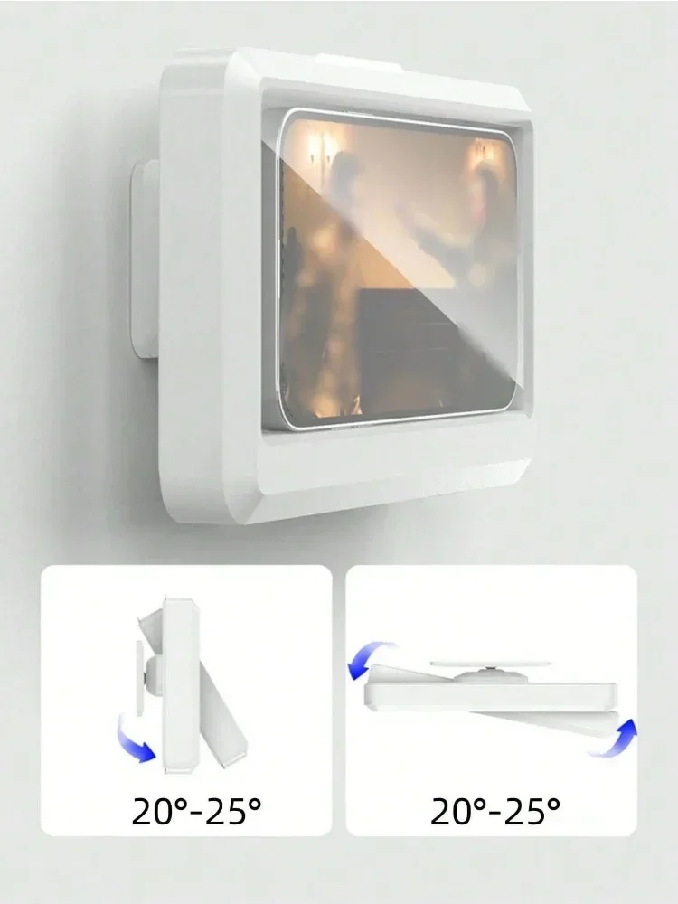 

Mobile Phone Box, Anti-Fog Touch Screen, Shower Accessories, Wall Mount Phone Holder, For Shower Bathroom