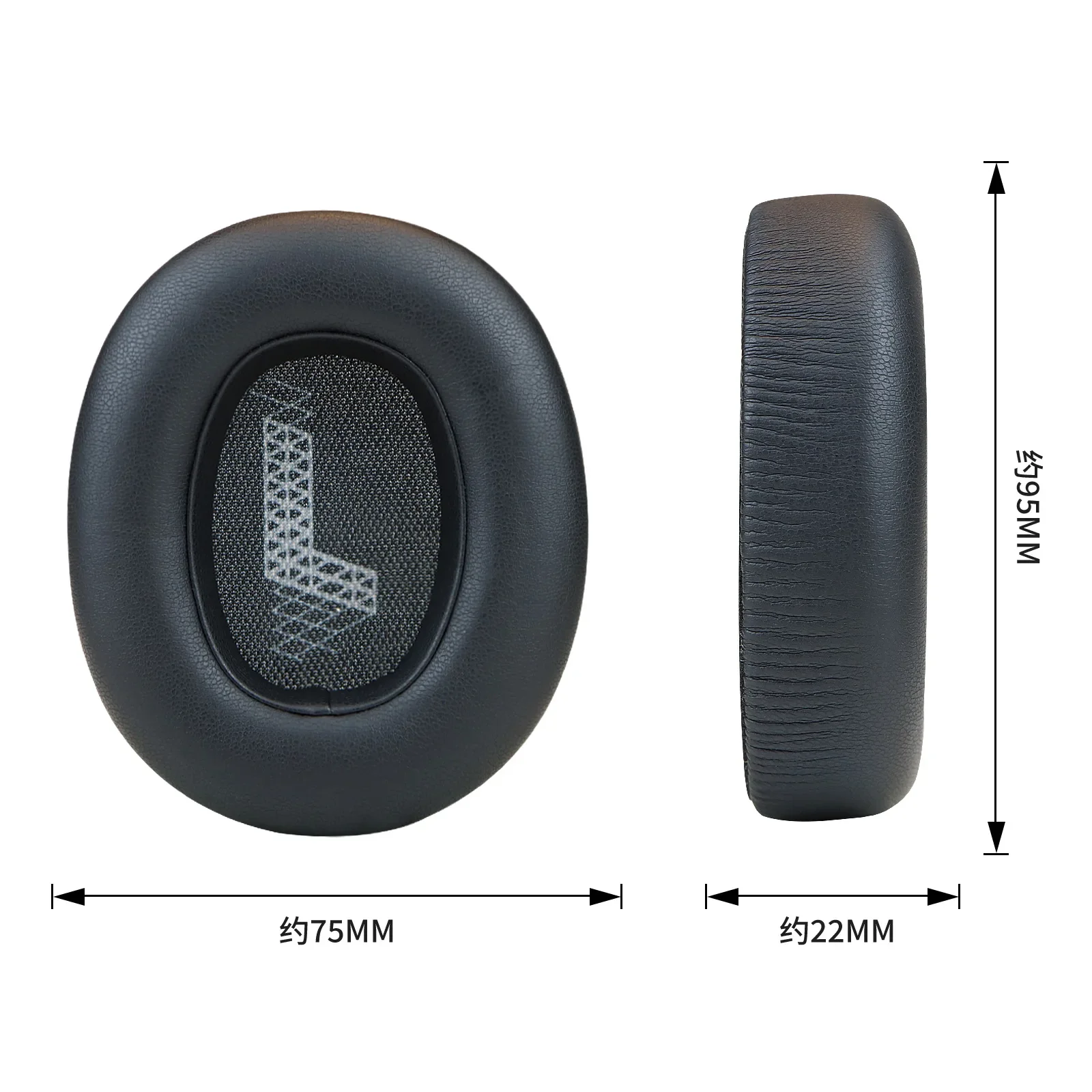 TAMUM Replacement foam Ear Pads pillow Cushion Cover For JBL LIVE650BTNC 660BTNC Gaming Headphone Headset ,Ear Cups Earmuffs