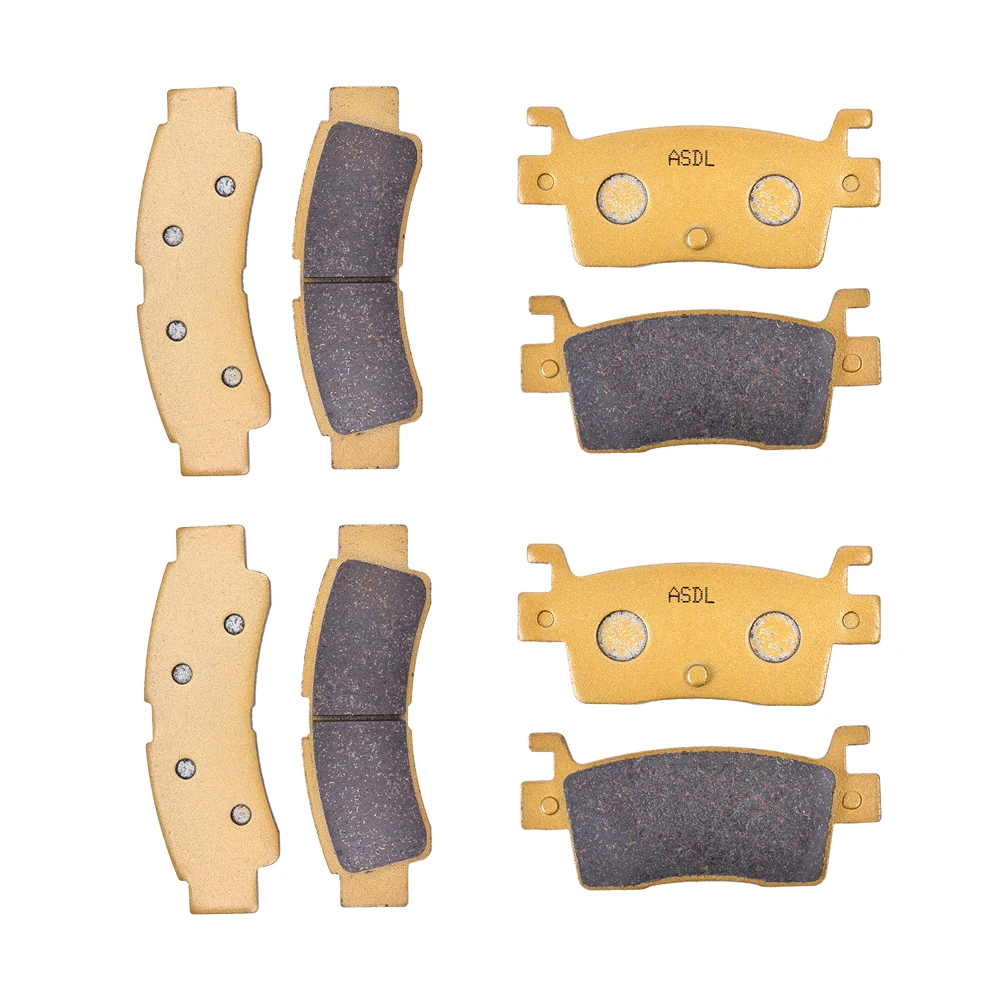 Motorcycle Front and Rear Ceramics Brake Pads Disks for Kawasaki KRX 1000 Teryx 2020 2021 KRX1000 Motorbike Brakes