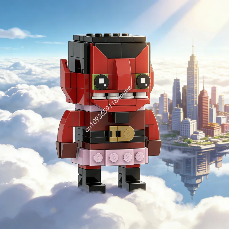 

Набор строительных блоков MOC Brickheadz HIM PPG, 153 детали, конструктор, развивающая игрушка, подарок на Рождество, сборка своими руками, креативный конструктор, развивающая идея для творчества