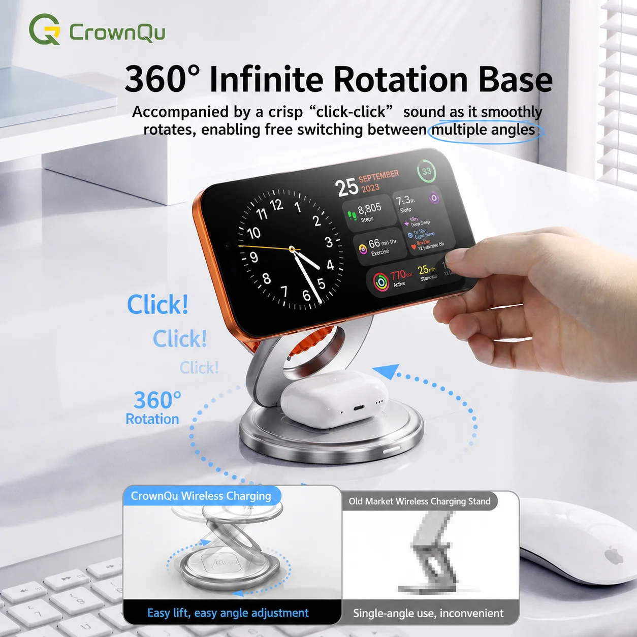Qi2.2 25W Metal Magnetic Wirel - Smartwatch Ac ulasan dan harga