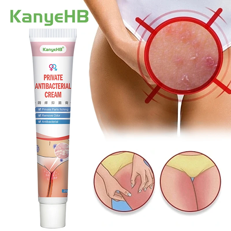 

1Pcs Itching Cream For Private Part Remove Odor Eczema Genitals Antibacterial Relieve Itch Burning Redness Herbal Ointment G007