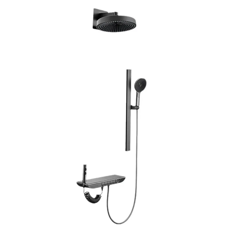 

Concealed, shower, household, toilet, gun gray, shower, constant temperature