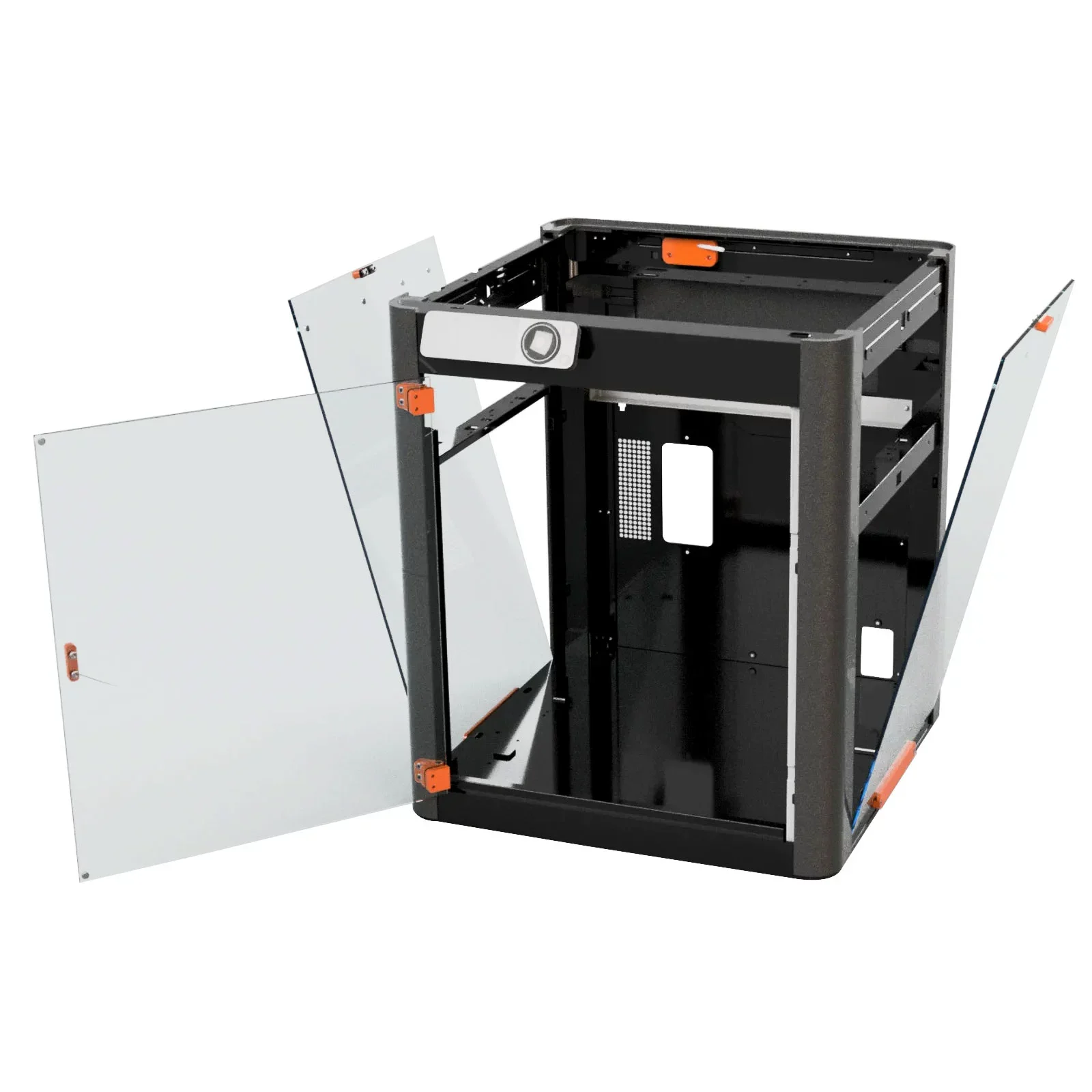 3D Printer Vision Enclosure for Bambu Lab P1P/P1S, High Temperature PC & Aluminum Cover, Soundproof Case