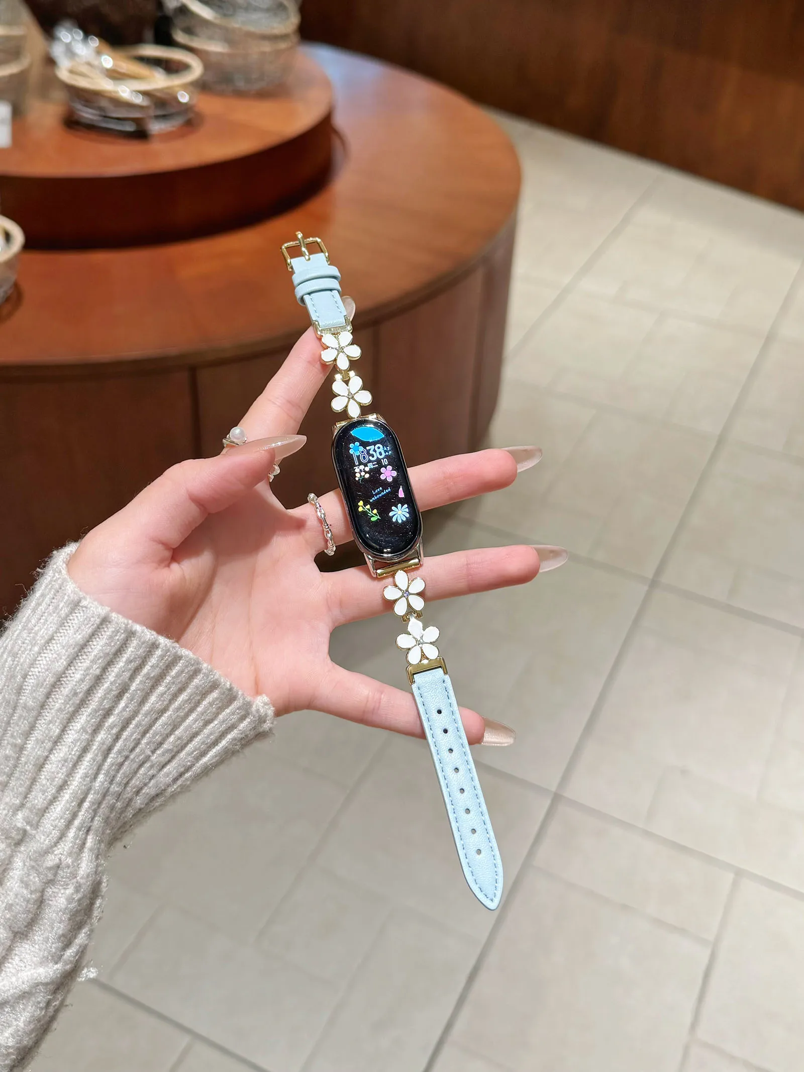 Women Watchband for Mi Band 10/9/ 8 Bracelet for Xiaomi Smart Band 8 9 10 Replacement Wristband Accessories Straps Metal Dressy