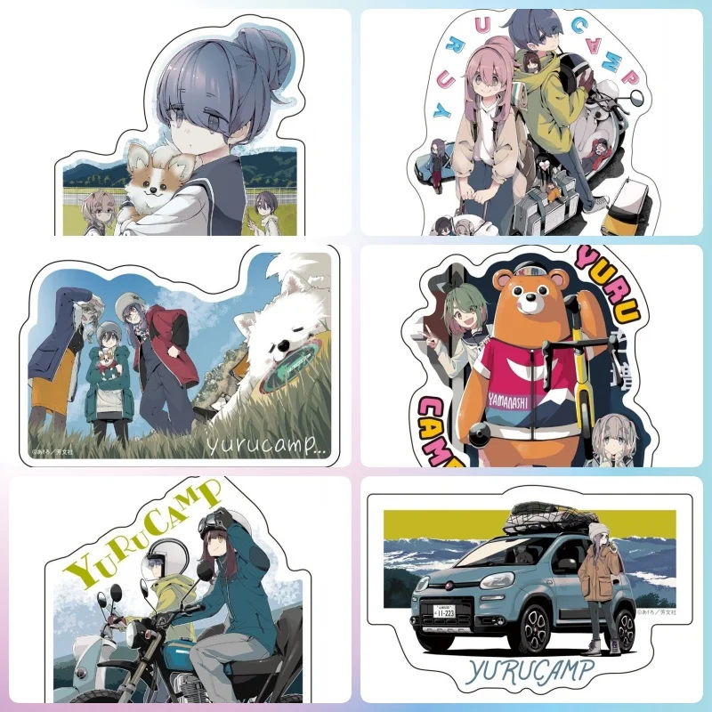 Laid-Back Camp Rin Shima Nadeshiko Kagamihara Acrylic Stand figure Stand Plate Cosplay Prop Decor Cartoons Gifts keychain