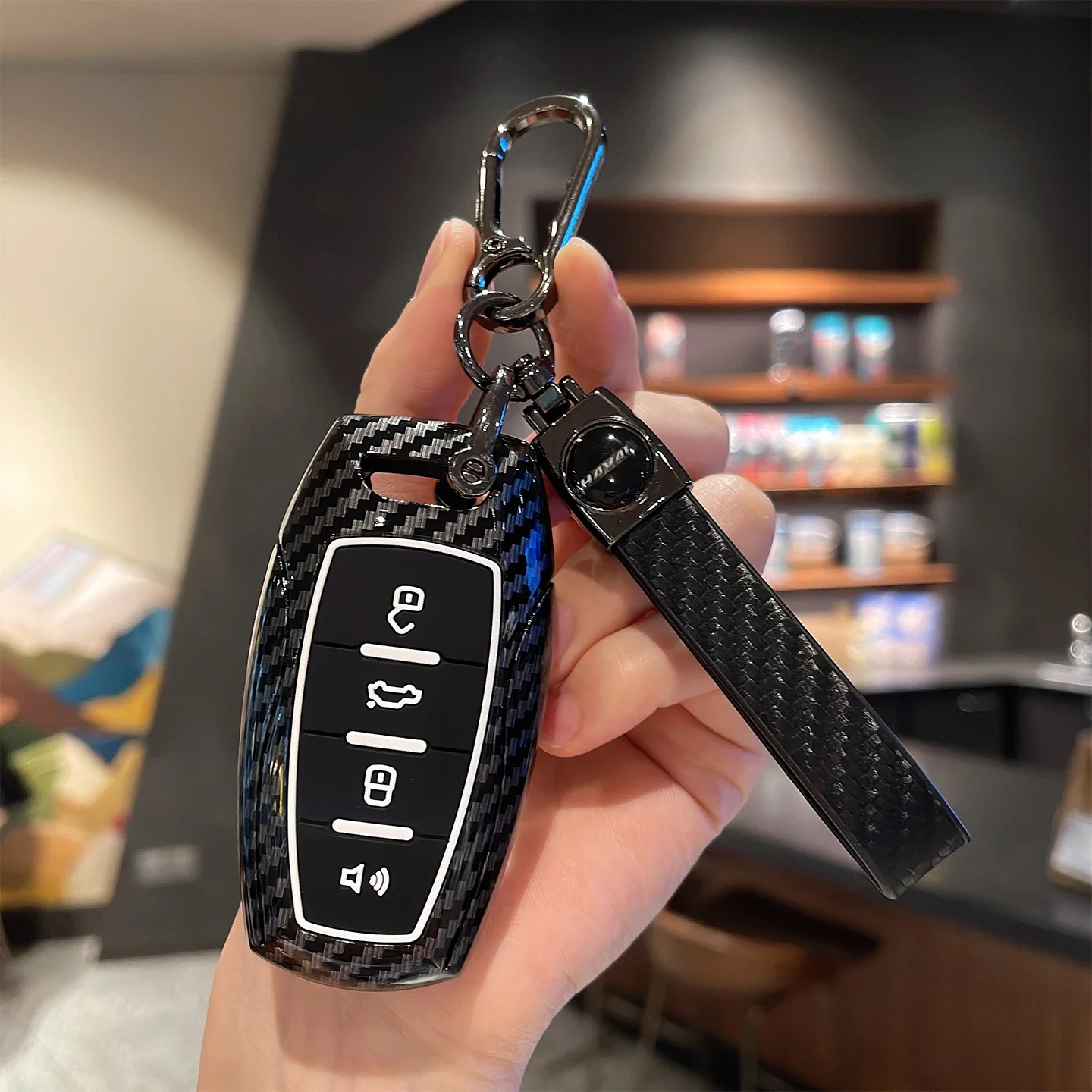 Car Key Case for Great Wall Haval Hover Jolion H1 H6 coupe H7 H4 H9 F5 F7 F7X F7H H2S Dargo Remote Cover Shell Keychain Fob