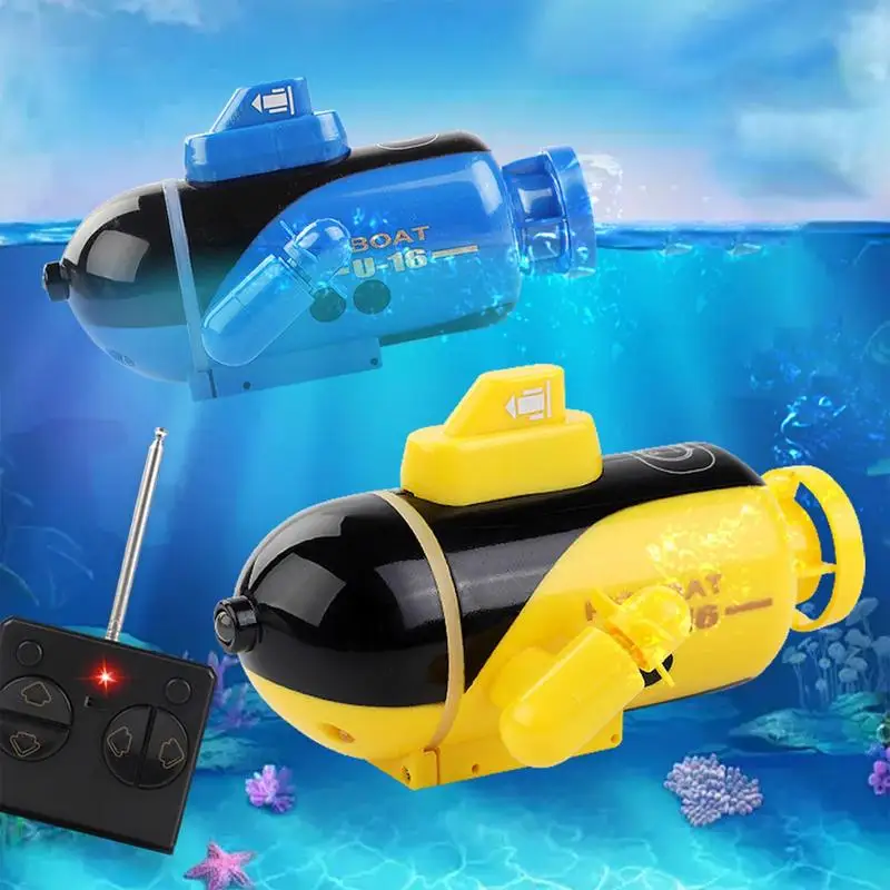 Remote Control Boat For Kids Lakes & Swimming Pool Toys Waterproof Rechargeable RC Submarine Water Toy For Diving In Pools Lake