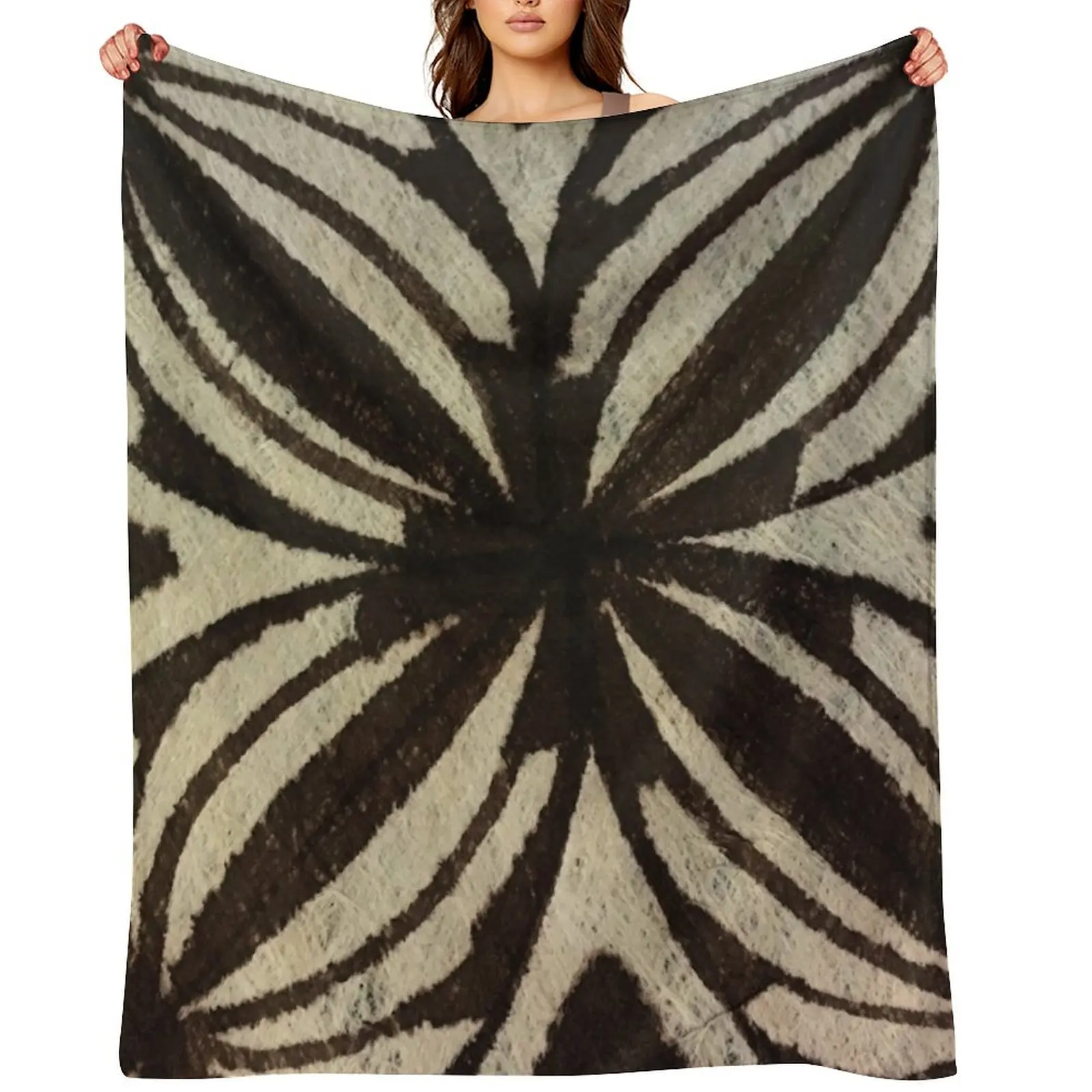 

Tongan Tapa Design Throw Blanket Warm For Decorative Sofa valentine gift ideas Decorative Sofas Blankets