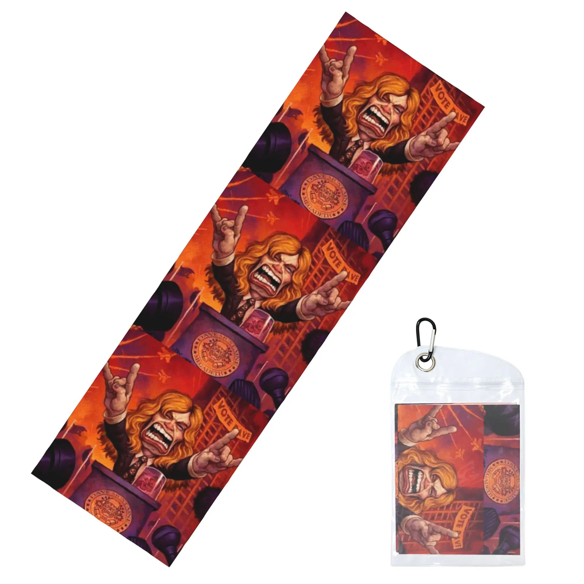 Megadeths Nu Metal Orator Cold Exercise Towel  Rock Band Super Soft Breathable Instant Cooling Towel Yor Gym Towels