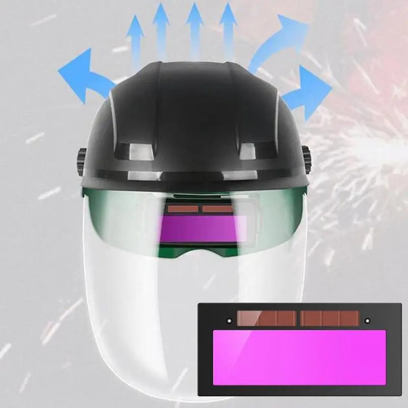 Auto Darkening Welding Lens Solar Darkening Lens Powered Welding Helmet Goggles Welder Face Mask Lens Replacement Protective