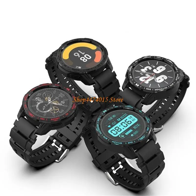 

K1AA 1PC Scrector Protecto Protective Cover Soft TPU корпус для Mi Watch Color 2 Wwatch Bumper Shell Accessory