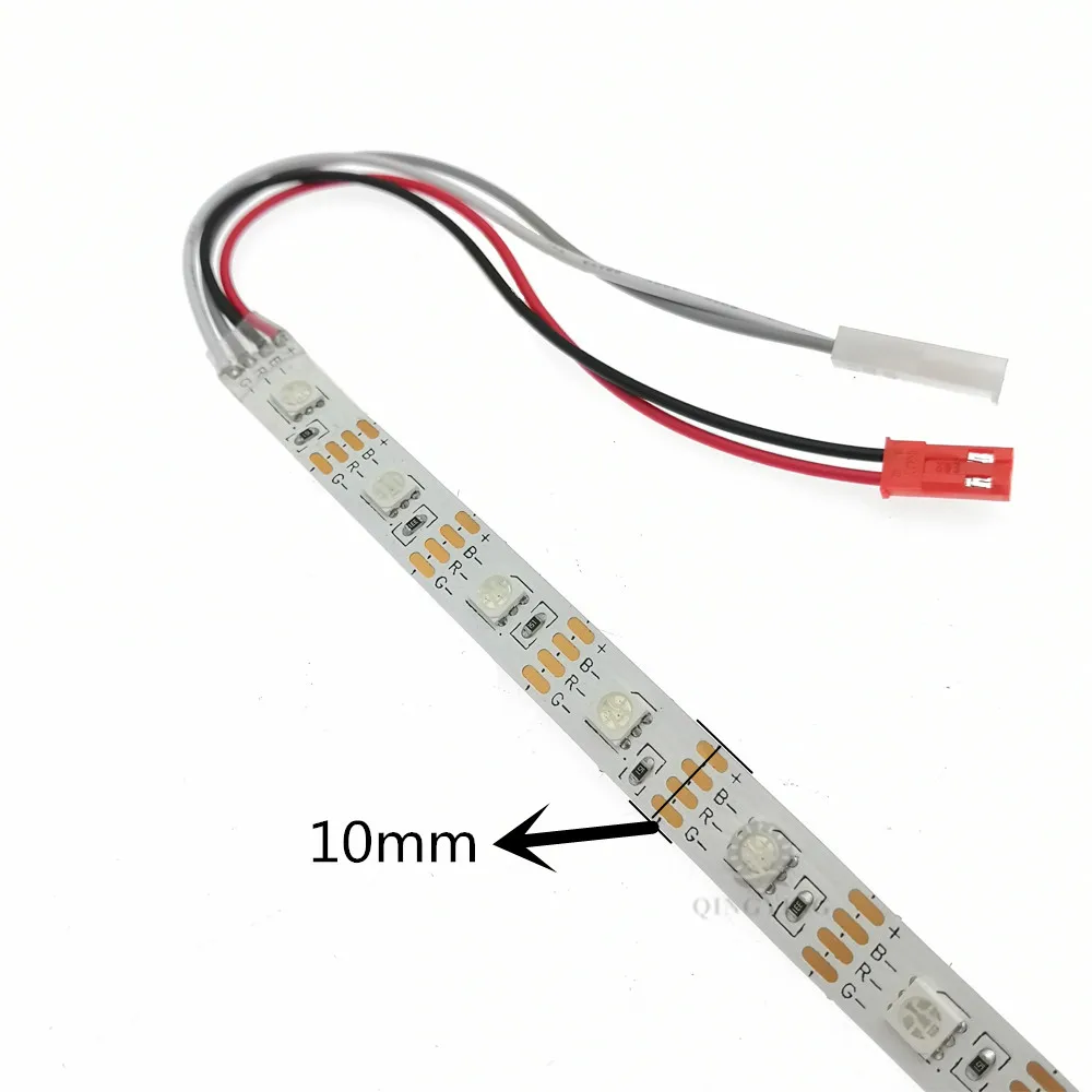 1 metr żyrandol listwy RGB LED SMD5050 Chip 10mm szerokość 50LED/metr 220-260mA prąd stały elastyczne światło taśma do naprawy