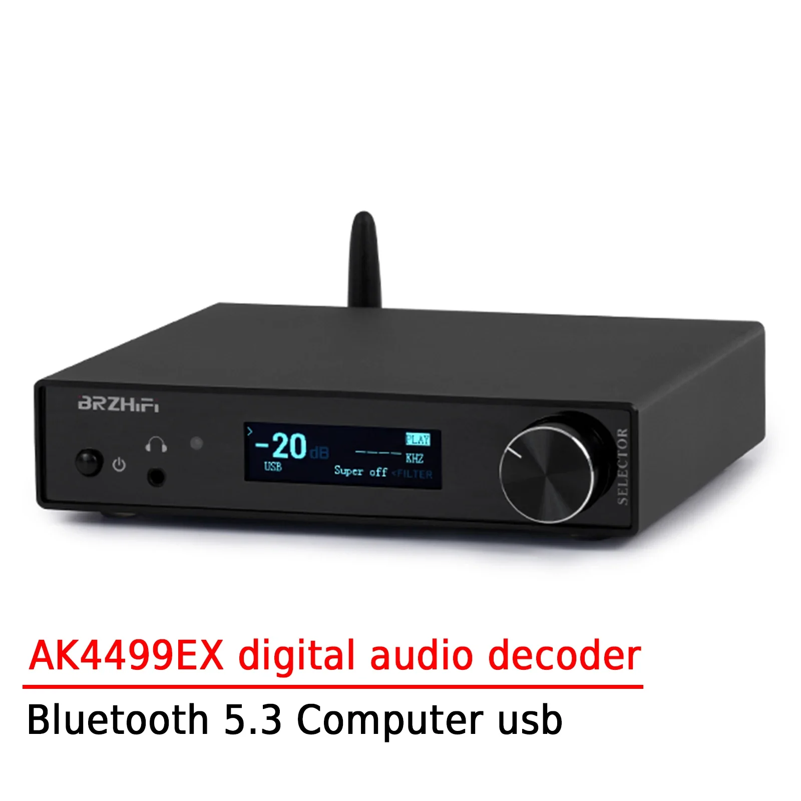 

AK4499EX Digital Audio Decoder Dac Fever Grade Hifi Bluetooth 5.3 Computer Usb Hard Decode Dsd512