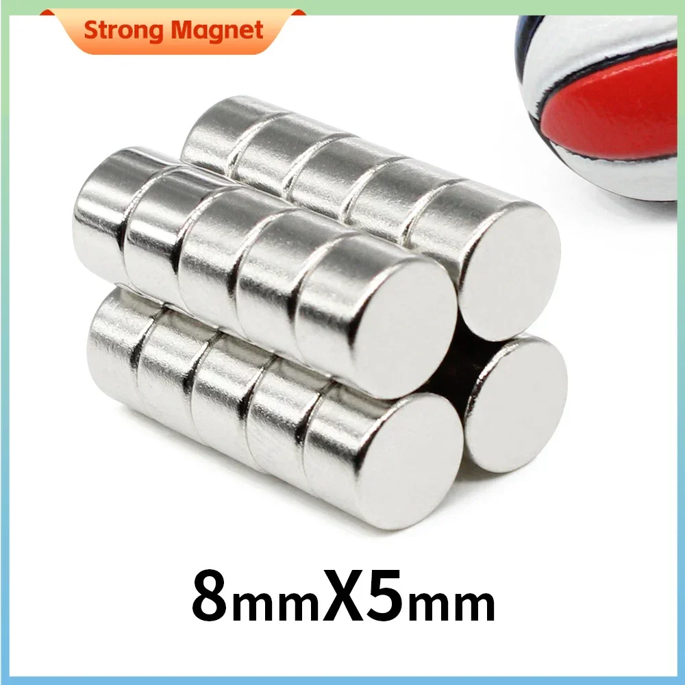 

20/50/100/200PCS 8x5mm Mini Small Round Magnet N35 Neodymium Disc Magnet Permanent Powerful Strong Magnet