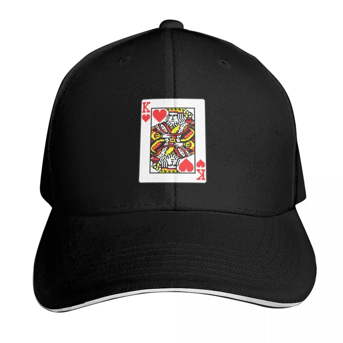Boné de beisebol King of Hearts Pixel Art, novo, boné de pesca, boné masculino, boné feminino
