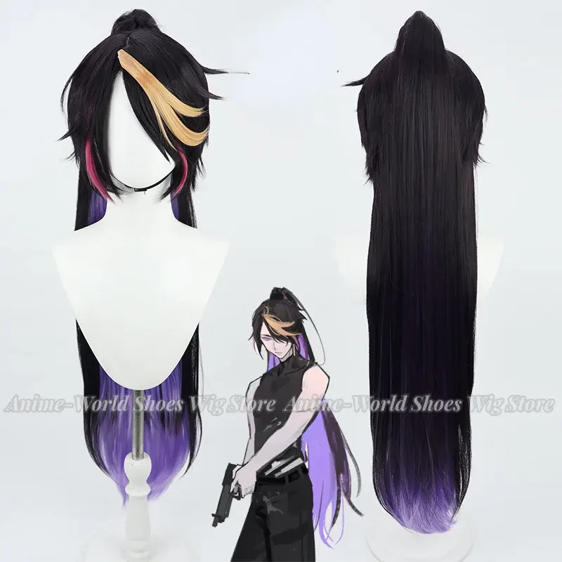 

Парик для косплея VTuber Shu Yamino, 110 см, длинный прямой хвост, NIJISANJI, синтетические волосы, головной убор для Youtuber и виртуальных идолов