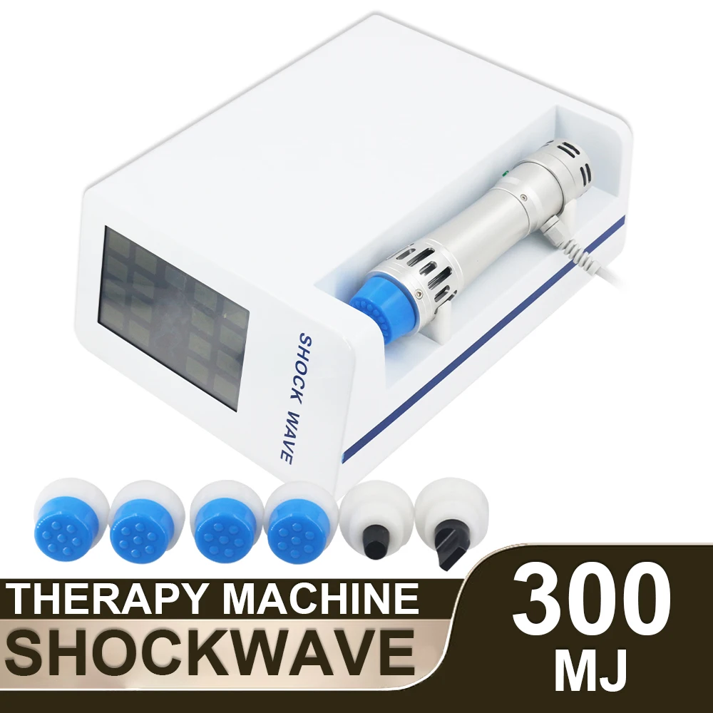 

New Shockwave Therapy Machine Tennis Elbow Pain Relief 300MJ Shock Wave For ED Treatment Body Muscle Relax Massager Health Care