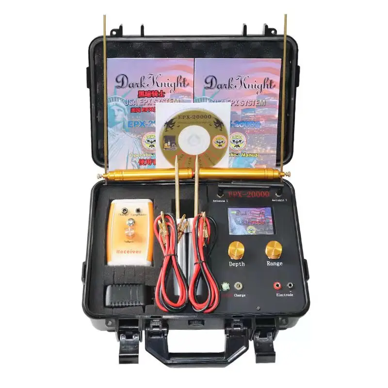 New Version 50m Depth Detecting EPX20000 Dark Knight Long Range King Diamond Gold Silver Gem Detector