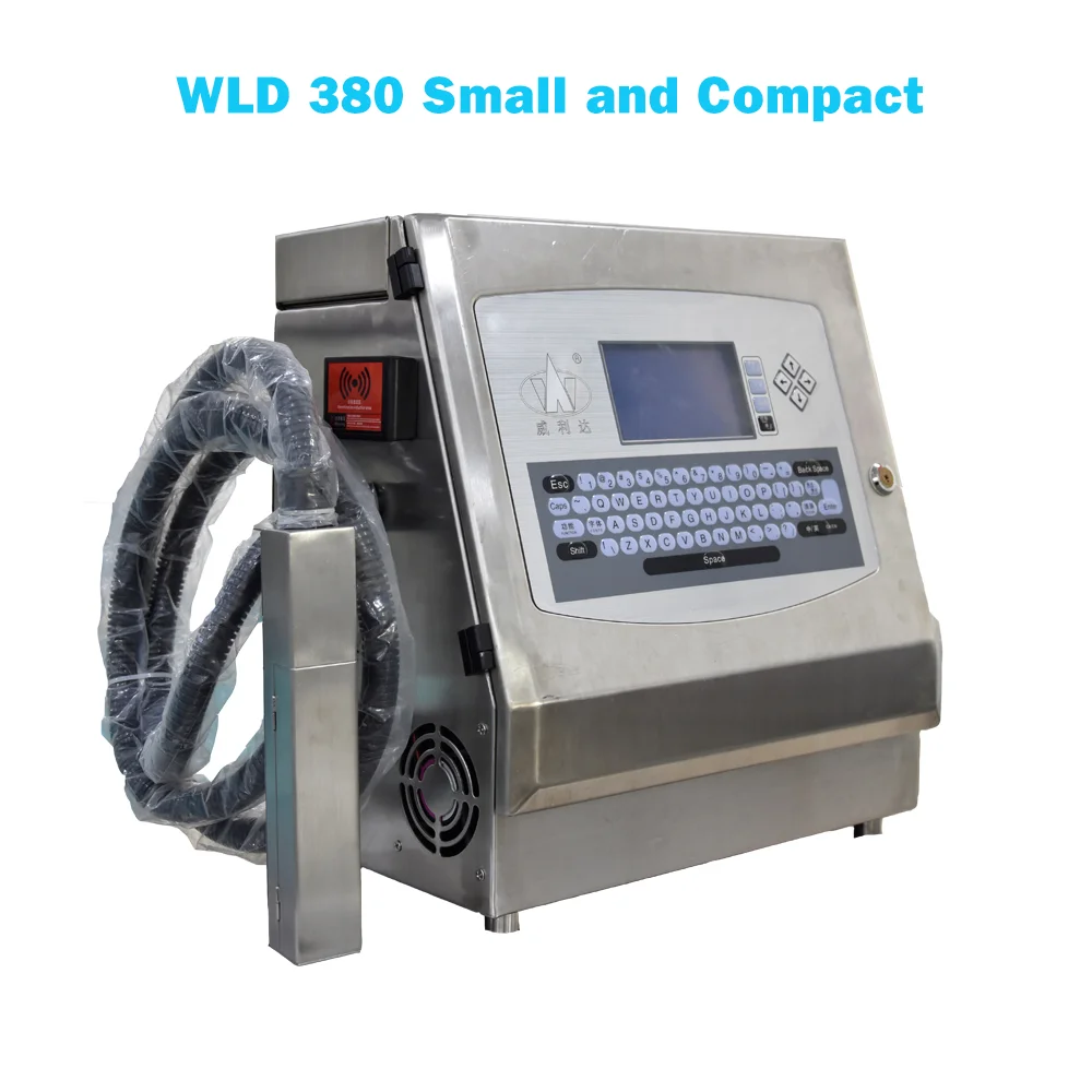 WILLITA 180 Automatic CIJ Inkjet Printer Industrial Online Coding Machine for Batch Number Expiry Dates on Plastic Pipes Bottles - view 5