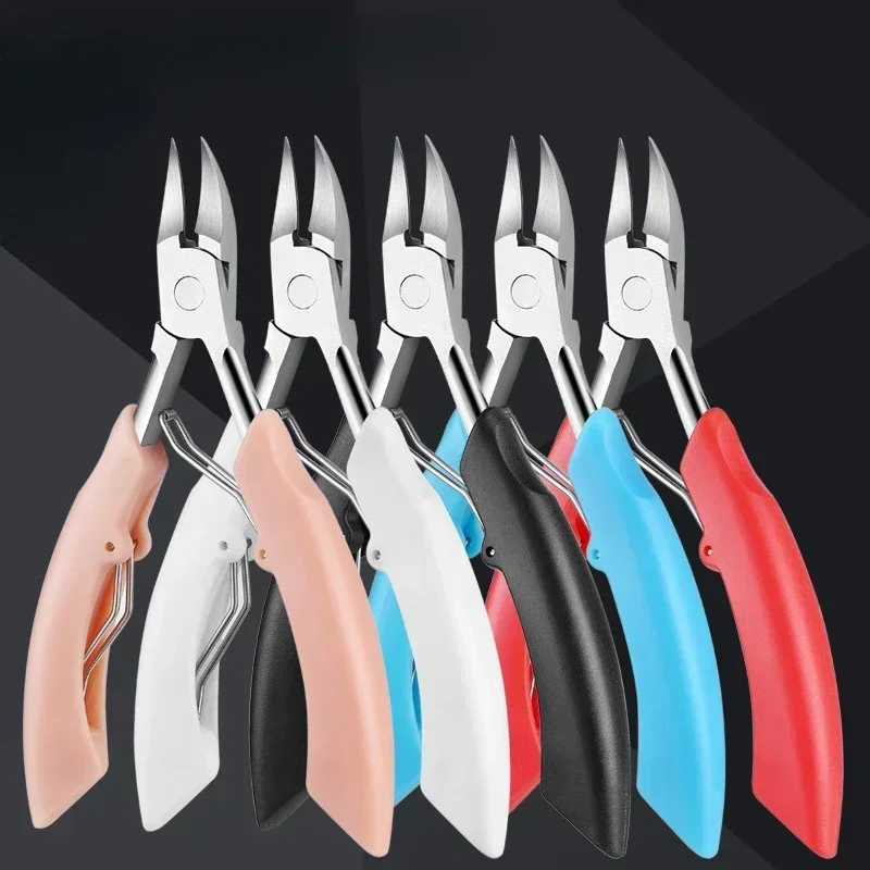 New Toenail Clippers Dead Skin Remove Nail Ingrown Nipper Cuticle Scissors Nail Cutter Paronychia Tools Pedicure Manicure